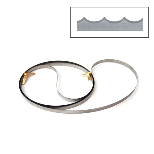 Lâmina de Serra Fita 3760x10x0,45 mm, (Kuris) Côncava B+S (Made in Germany)