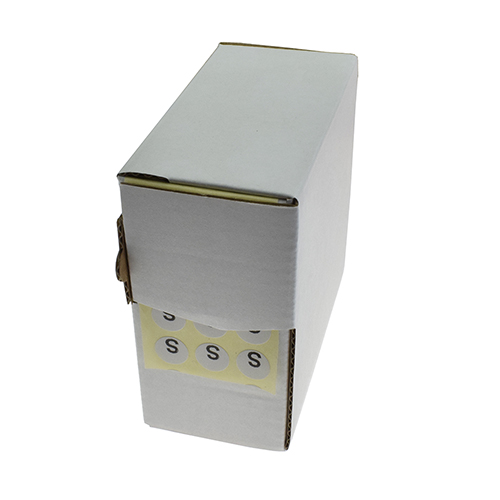 Клейкие Наклейки с Размером S – Ø 1 см (5000 Штук)