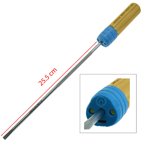 Screwdriver with LED Light – 25.5 cm (10") Flat Head 5 mm JACK # 811766 (Genuine)