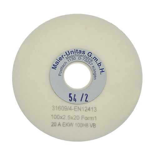 [5230/7] 54/2 Maier | Schleifscheibe 100x2,5x20 – Für Messer- und Scherenschleifmaschine Modell 68/1
