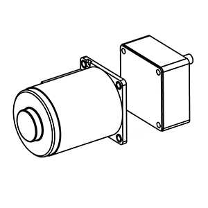 [28794] Motor 220V + Caja de Reducción DINO LU-933 # 933-J2A + 933-J1B